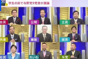 【動画】TBS与野党9党首討論会 学生の前で…現金給付は？財源は？子ども・子育ては？【ノーカット】