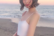 身長176cmアイドル安藤汐音、初水着グラビア画像がセクシーすぎる！ヤンジャンのサキドルエースでモデル体型ボディを解禁！