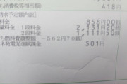 一人暮らしぼくの一ヶ月の光熱費ｗｗｗｗｗｗｗｗ