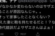 【画像】ツイフェミさん、サザエさんにブチ切れ