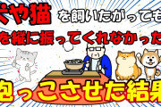 【2ch面白いスレ/ほのぼのスレ】犬や猫を飼いたがっても首を縦に振ってくれなかった父→抱っこさせた結果【ゆっくり解説】
