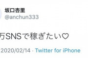 【速報】坂口杏里さん、1発50万円─！！！！！！