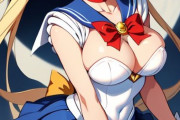【画像】男に人気無さ過ぎるセーラームーン月野うさぎを人気出るようにしてみた