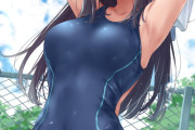 【画像】露出度が半端ない、エロすぎる水着の女の子