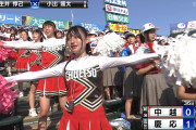 【画像】甲子園JKチアガールのスカート中が丸見えになってしまうwwwwww