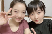 本田真凜、妹・望結との密着“背比べ”ショット公開「まだ勝ってるもん」