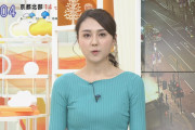 【画像】はやドキ！で山形純菜アナのニットおっぱい