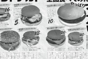 【悲報】あの一流雑誌、マクドナルドのバーガーを「全部まずい」と一刀両断…