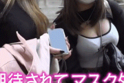 【画像】街のお●ぱい女さん「私のお●ぱいを見て！(ブルンブルン)」