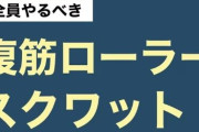 【朗報】筋トレ、腹筋ローラーとスクワットだけでいいｗｗｗｗｗ