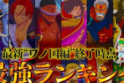 【悲報】最新版のワンピースの最強ランキング、ガチのマジでとんでもないことになってる模様…………