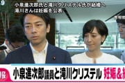 【速報】小泉進次郎議員と滝川クリステルさん、妊娠&結婚！！！