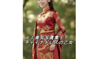 【フル無料】AI美女写真集┃チャイナドレスの乙女hitomi