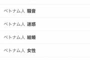 【悲報】ベトナム人、検索予測がガチでヤバすぎる