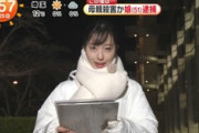 【画像】めざましお天気の林佑香ちゃんがニットでおっぱいアピール
