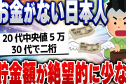 【2ch住民の反応集】超絶悲報！貧しすぎる日本の若者、生きることに必死で貯金ができない [ 5chスレまとめ ]