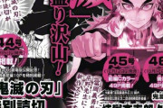 鬼滅の刃さん、44号から3週だけ帰って来ることが決定WWW