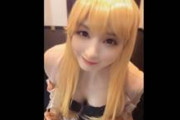 NH 男の娘　金髪ロングの美しい男の娘さんがチ〇コ弄ってオナニーする様子を自画撮り投稿
