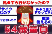 【2ch面白いスレ】54歳の童貞が降臨www魔法使いになった経緯を語ってゆくww