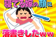 【2ch面白いスレ】寝てる嫁の顔に落書きしてドラえもんにした結果ｗｗ【ゆっくり解説】