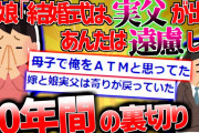 【2ch修羅場スレ】20年育てた義娘が結婚式出席拒否。「母娘「結婚式は実父がでるのが普通ww」継父「は？」」【ゆっくり解説】