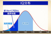 【悲報】日本人の14%、知的障害レベルではないがIQの低い「境界知能（ギリ健）」だった