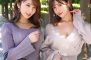 藤森里穂 北野未奈 最高の巨乳愛人がチンポ奪い合い逆3P！エロテク競い合ってWフェラチオ！