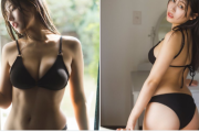 【画像】「Hカップの有村架純」、腹筋バキバキの最強ボディに仕上がってしまうwwwwwwwちとせよしの、筋トレの成果出た水着グラビアが大反響！！！