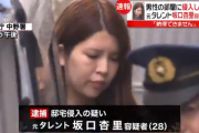 坂口杏里また逮捕！本名は野沢瑞恵だと判明！元彼氏ホストの自宅マンションに侵入容疑！名前出されるバイきんぐ小峠英二が可哀想…