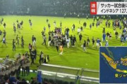 【画像】インドネシアでサッカーしたら127人死亡