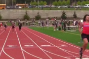 【衝撃動画 素人】 これはアカンやろ!! トランスジェンダーの女子校生が陸上大会200m決勝に出場した結果