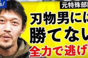 プロの格闘家「刃物持った人間には勝てない。逃げろ」←これ