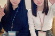 【無修正 エロ動画】 同じ会社の先輩と後輩!! 清楚美女OL2人とハーレムセクロス!! 史上最高の幸せ連続中出し