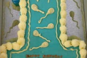 【画像】 アメリカのケーキ職人さん、オーダーメイドで作成したケーキが精子っぽくて炎上してしまう