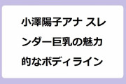 小澤陽子アナ スレンダー巨乳の魅力的なボディライン！三十路になっても美しい元ミス慶応の肢体