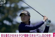 ゴルフ全米女子OP　笹生優花がメジャー初制覇(2021年6月7日)