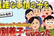 【2ch名作スレ】夫婦で協力して従姉妹の子供を引き取った話