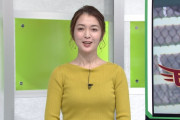【画像】テレ東の福田典子アナのおっぱいクッキリ過ぎい