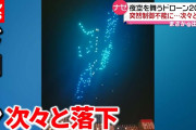 【動画】騒然！ ２００体のドローンが次々落下…原因は？