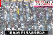 【フェス開催】千葉市が延期要請も…「スーパーソニック」始まる