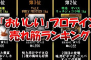 プロテイン買いたいんだけど、美味しいやつってどれだ？