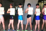 【画像】女子スポーツ集合写真のエロさは異常やね