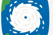 【ガチ】今回の『台風4号』のヤバさが一発でわかる画像がコチラ……