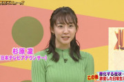 【画像】日テレの杉原凜アナ、実はおっぱいすごかった