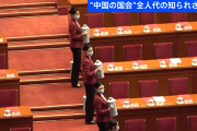 【画像】中国全人代のお茶くみがガチすぎる