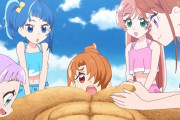 【画像】プリキュア最新話、エチエチ水着回