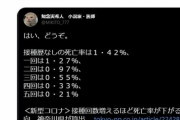 【悲報】反ワクさん、とんでもない計算を披露してしまうｗｗｗｗ