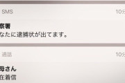 【画像】警察から着信来てるんやがシカトしてええの　　　