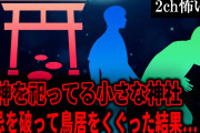 【2ch怖いスレ】水神を祀ってる小さな神社。禁忌を破って鳥居をくぐった結果…【ゆっくり解説】