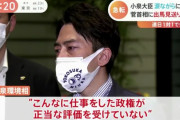 小泉進次郎「こんなに仕事をした政権が正当な評価を受けていない(原文ママ)」と漢泣き